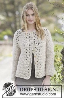 Extra 0-1182 Priscilla Cardigan by DROPS Design